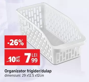Organizator frigider/dulap