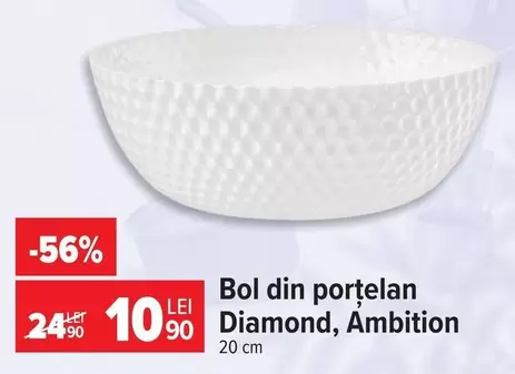 Bol din portelan Diamond