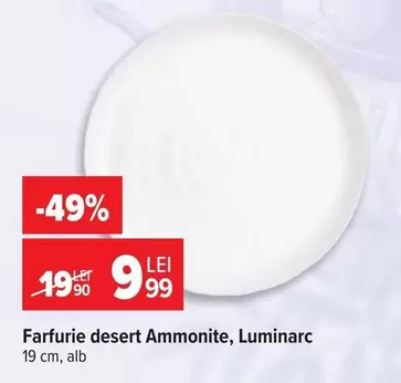 Alb - Farfurie desert