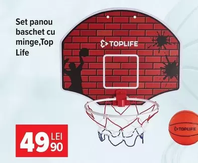 Set panou baschet cu minge