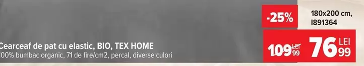 Cearceaf de pat cu elastic
