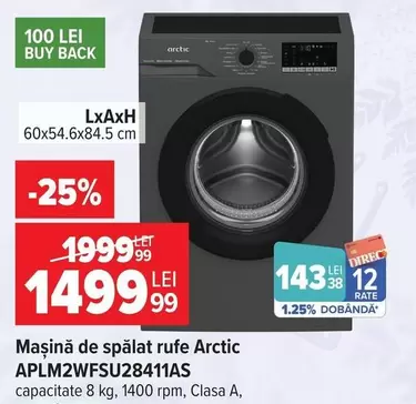 Arctic - Mașină de spălat rufe APLM2WFSU28411AS