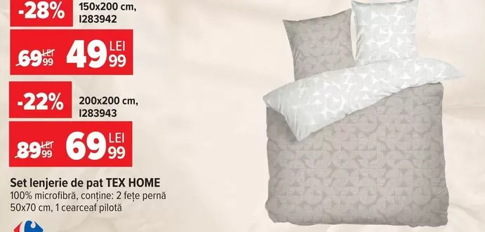 Set lenjerie de pat 150x200 cm, 1283942