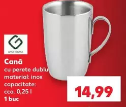 Cană cu perete dublu