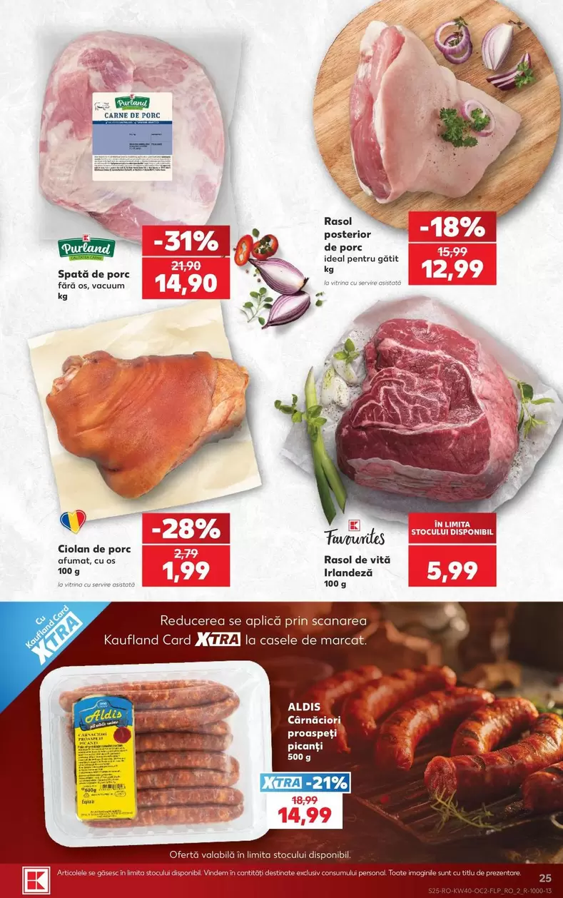 Spata De Porc Fara Os, Vacuum