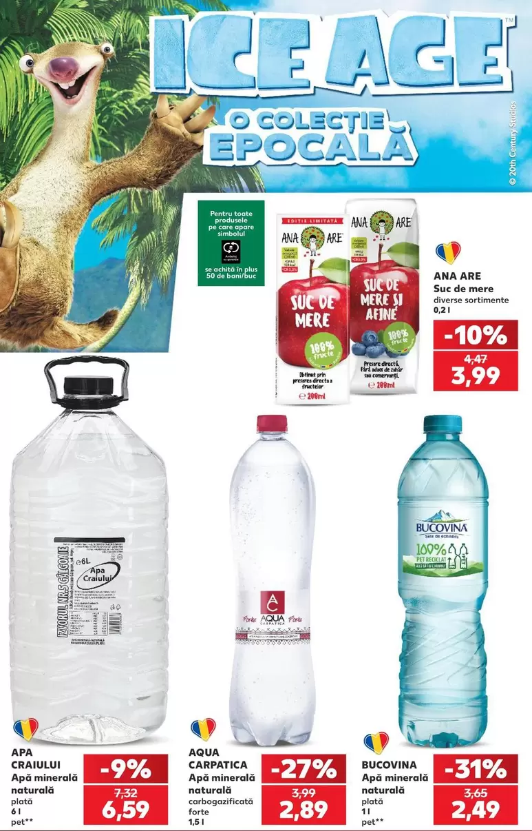 Apă Minerală Naturală Plată