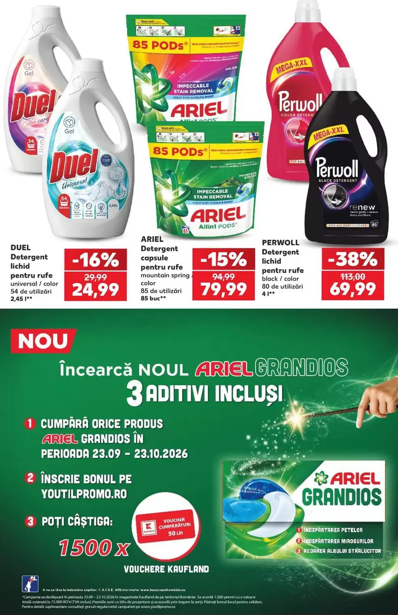 Detergent lichid pentru rufe universal / color