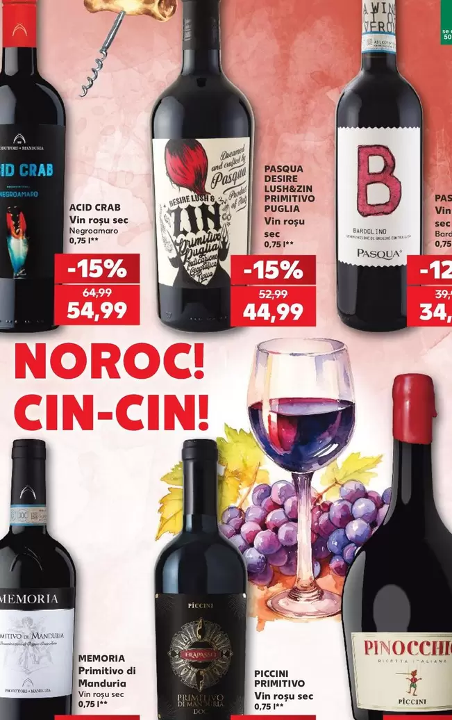 ACID CRAB Vin Roșu Sec Negroamaro 0,75 L