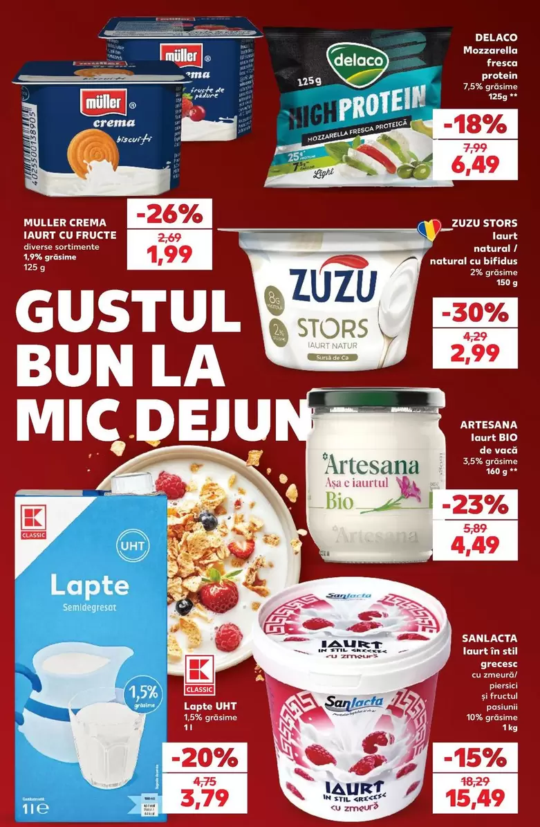 CREMA IAURT CU FRUCTE