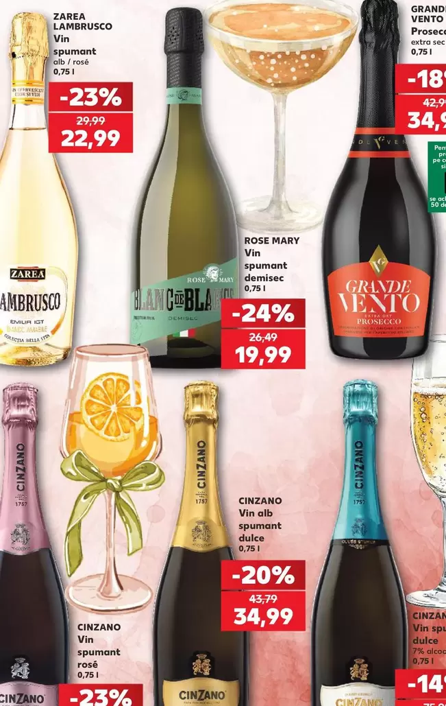 Zarea - Vin Spumant Alb / Ros
0,75 L