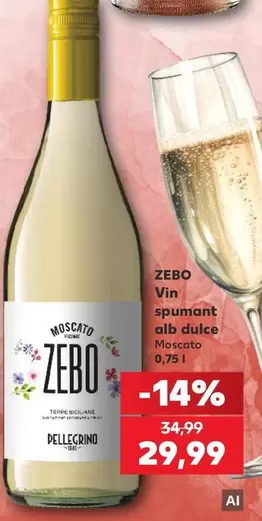 Alb - ZEBO Vin spumant alb dulce Moscato