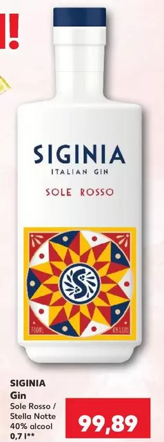 Sole - Gin  Rosso / Stelle Notte