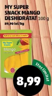 MY SUPER SNACK MANGO DESHIDRATAT