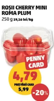 ROȘII CHERRY MINI ROMA PLUM