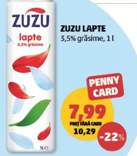 Zuzu - LAPTE 3,5% grăsime