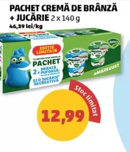 PACHET CREMĂ DE BRÂNZĂ + JUCARE
