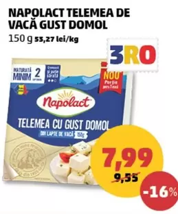 TELEMEA DE VACĂ GUST DOMOL