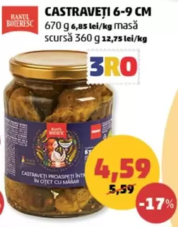 CASTRAVEȚI 6-9 CM
