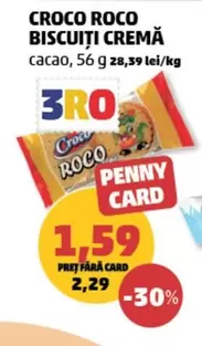 BISCUITI CREMĂ cacao