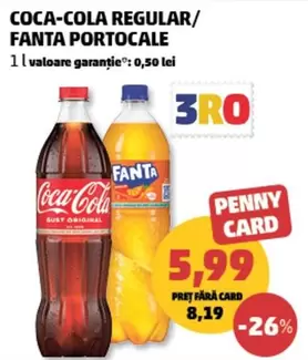 Coca Cola - COCA-COLA REGULAR/ FANTA PORTOCALE