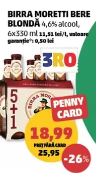 Birra Moretti - BIRRA MORETTI BERE BLONDĂ