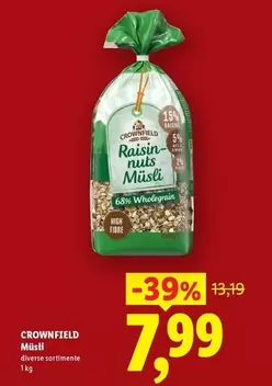 Raisin nuts Müsli