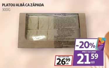 PLATOU ALBĂ CA ZĂPADĂ