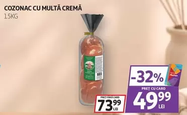 COZONAC CU MULTĂ CREMĂ