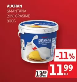 Auchan - SMÂNTÂNĂ 20% GRĂSIME