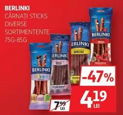 CÄRNA I STICKS DIVERSE SORTIMENTENTE