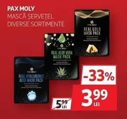 MASCĂ ȘERVEȚEL DIVERSE SORTIMENTE