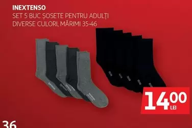 SET 5 BUC ȘOSETE PENTRU ADULȚI