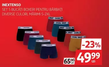 SET 5 BUCĂȚI BOXERI PENTRU BĂRBAȚI