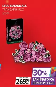 Lego - LEGO BOTANICALS TRANDAFIRI ROZ 10374