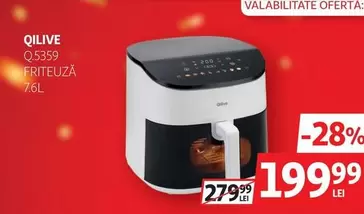 Qilive - Q.5359 FRITEUZĂ 7.6L
