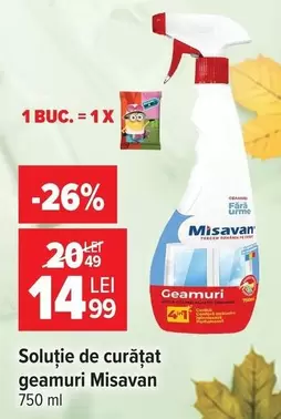 Soluție de curățat geamuri