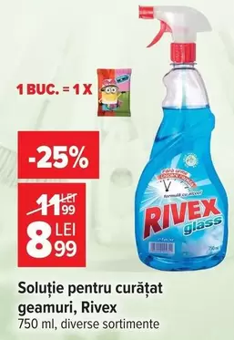 Soluție pentru curățat geamuri
