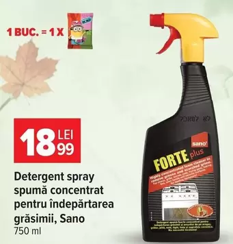 Detergent spray spumă concentrat pentru îndepărtarea grăsimii