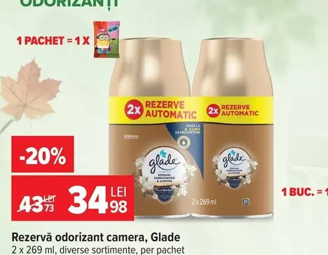 Rezervă odorizant camera