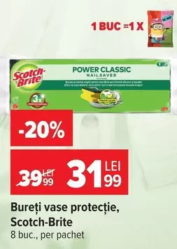 Bureți vase protecție