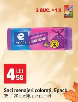 Saci menajeri colorati