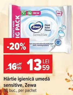 Zewa - Hârtie igienică umedă sensitive