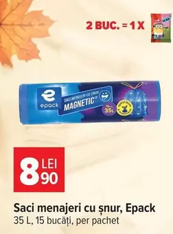 Saci menajeri cu șnur