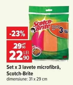 Set x 3 lavete microfibră