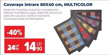 Covorașe intrare 60X40 cm