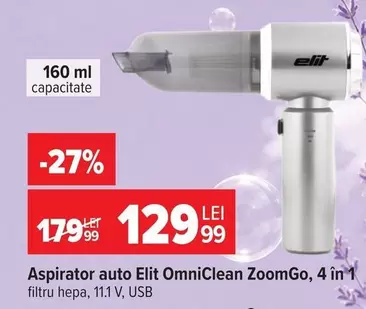 Aspirator auto ZoomGo, 4 în 1