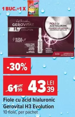 Gerovital - Fiole cu acid hialuronic