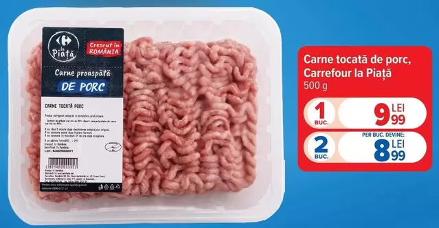 Carne tocată de porc