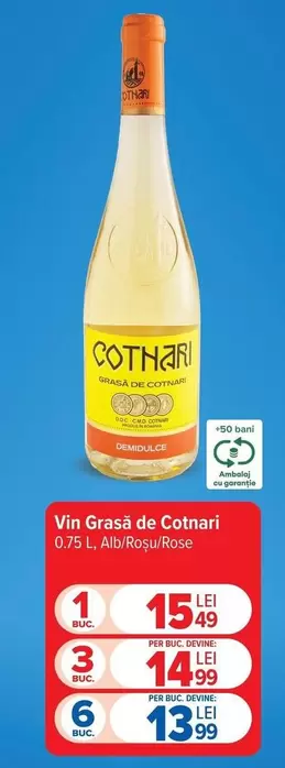 Cotnari - Vin Grasă de