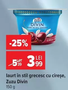 Zuzu - Iaurt In Stil Grecesc Cu Cirese
